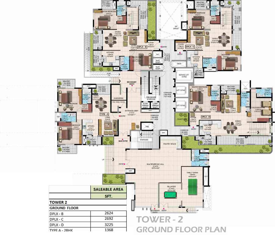 22 & crest Images for Cluster Plan of Jain Grand West