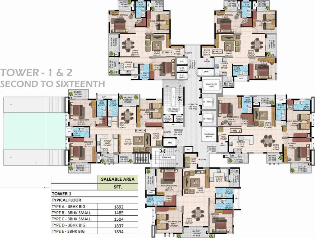 22 & crest Images for Cluster Plan of Jain Grand West