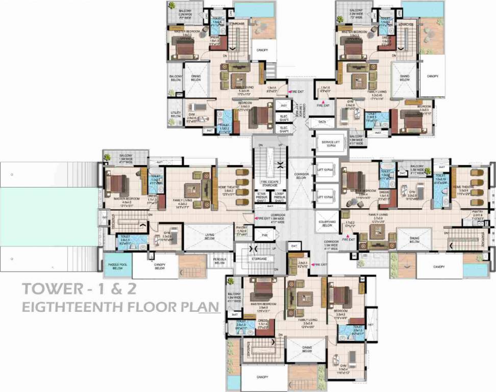Images for Cluster Plan of Jain Grand West