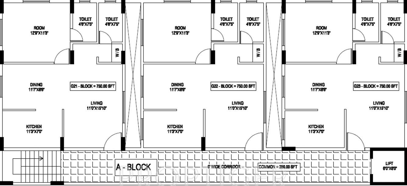  towers Images for Cluster Plan of Jaithra Towers