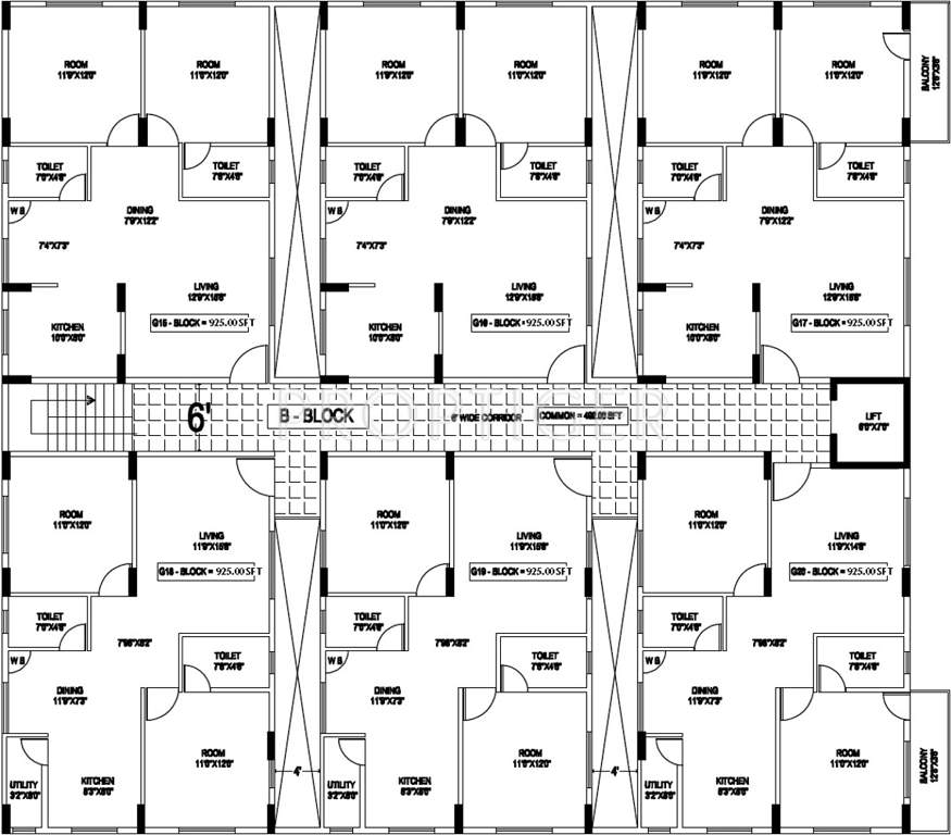  towers Images for Cluster Plan of Jaithra Towers