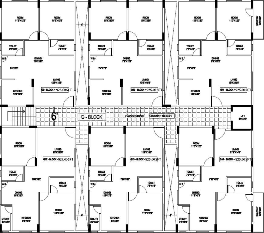  towers Images for Cluster Plan of Jaithra Towers
