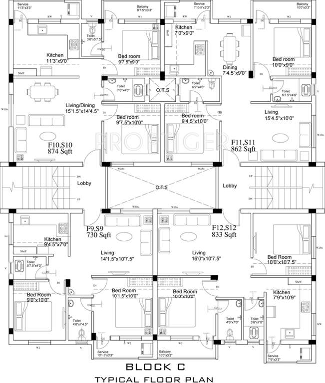  deluxe Images for Cluster Plan of Ruby Deluxe