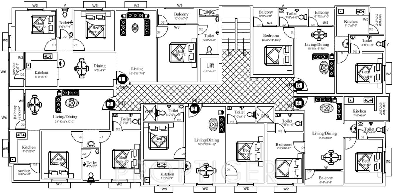 Images for Cluster Plan of Man Amity Homes
