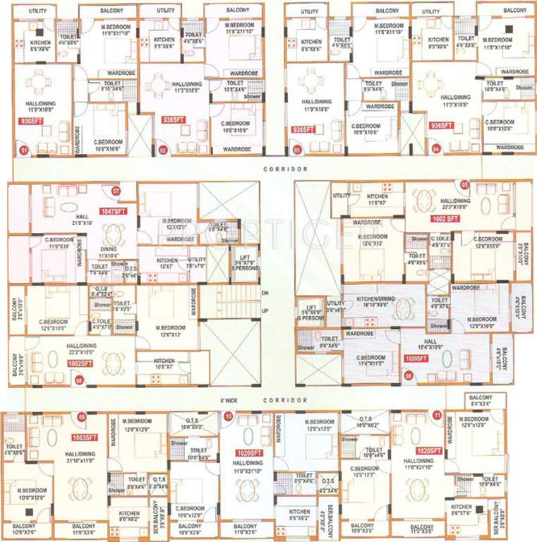 Images for Cluster Plan of Divya GM Nest Apartment