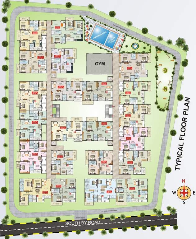  gardenia Images for Cluster Plan of Nandana Gardenia