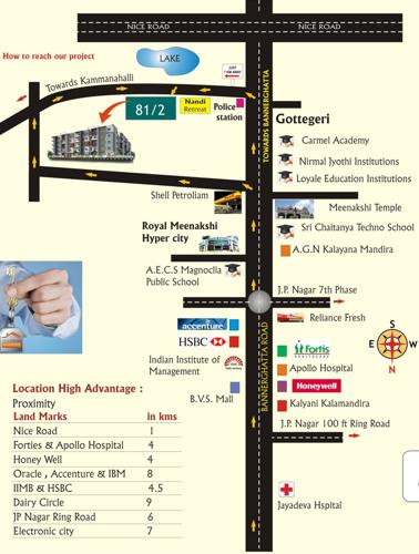  gardenia Images for Location Plan of Nandana Gardenia