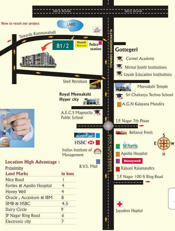  gardenia Images for Location Plan of Nandana Gardenia