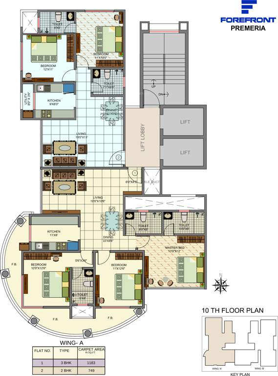  primeria Images for Cluster Plan of Forefront Primeria
