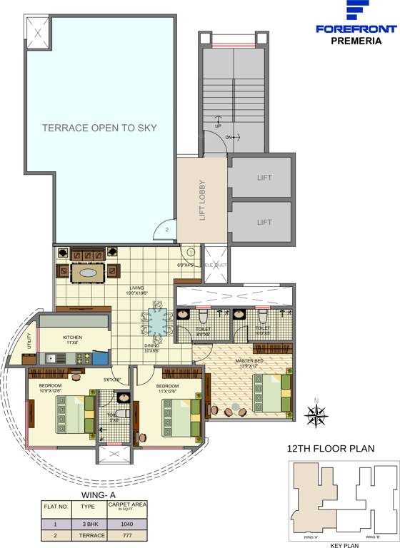  primeria Images for Cluster Plan of Forefront Primeria