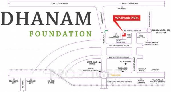 Images for Location Plan of Dhanam Maywood Park Images for Location Plan of Dhanam Maywood Park
