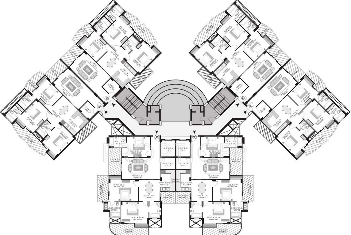 emerald heights Images for Cluster Plan of Gulshan Homz Emerald Heights