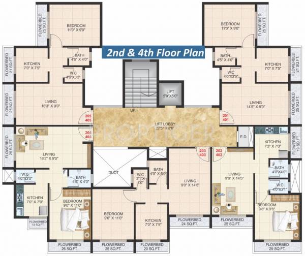 sai-amrut-developers aastha  Aastha Cluster Plan from 2nd ,4th Floor