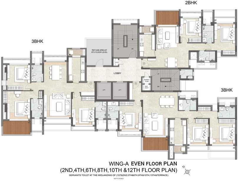 Images for Cluster Plan of Kalpataru Waterfront
