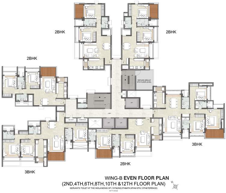 Images for Cluster Plan of Kalpataru Waterfront