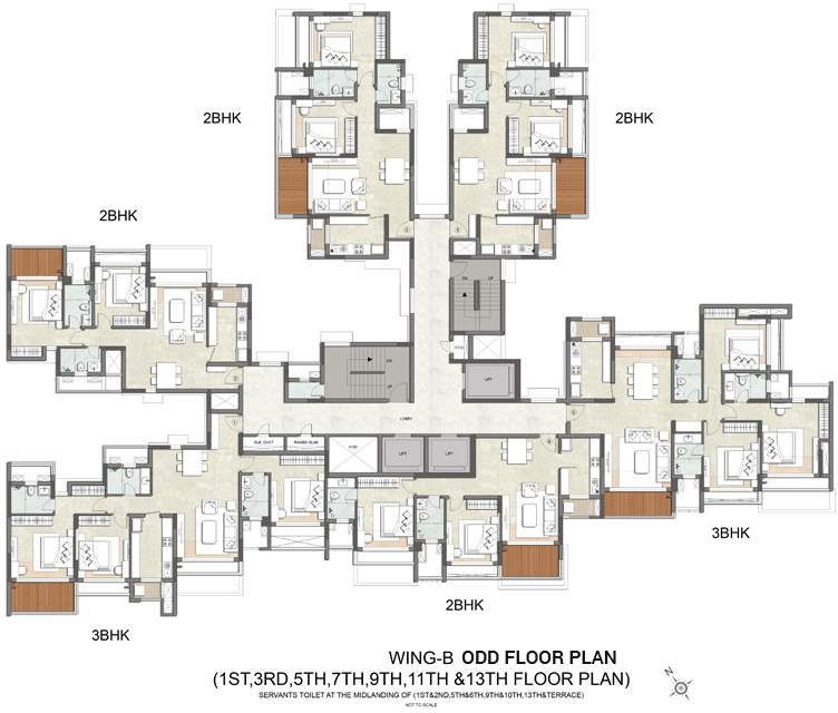 Images for Cluster Plan of Kalpataru Waterfront
