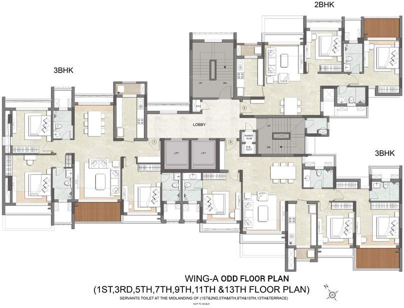 Images for Cluster Plan of Kalpataru Waterfront