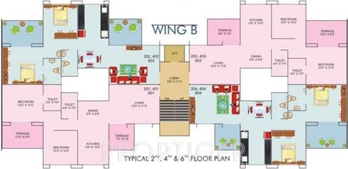  pearl Images for Cluster Plan of Sukhwani Pearl