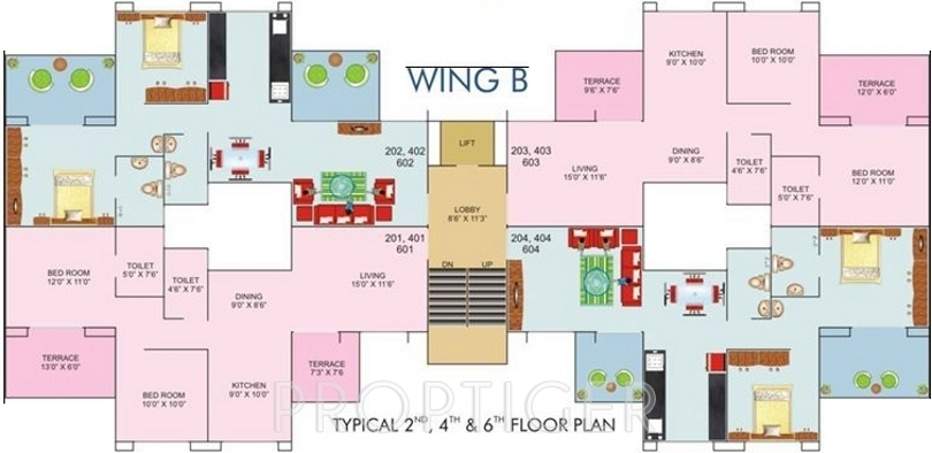  pearl Images for Cluster Plan of Sukhwani Pearl