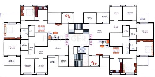  pearl Images for Cluster Plan of Sukhwani Pearl