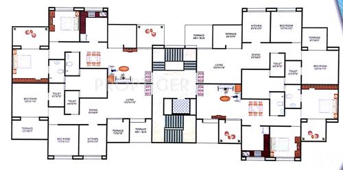  pearl Images for Cluster Plan of Sukhwani Pearl