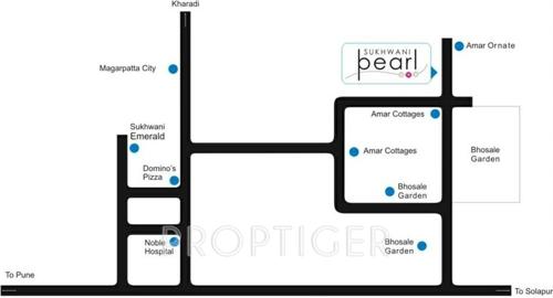  pearl Images for Location Plan of Sukhwani Pearl