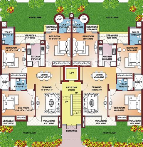 Images for Cluster Plan of Parsvnath Pratibha