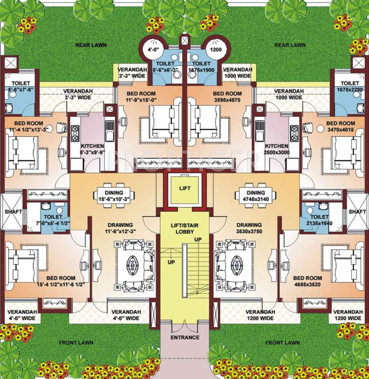 Images for Cluster Plan of Parsvnath Pratibha
