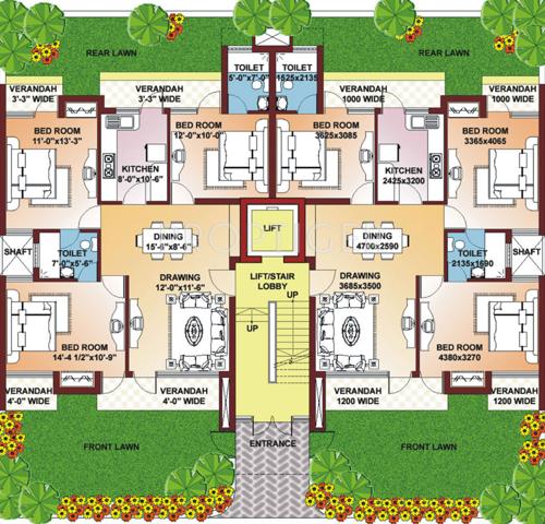Images for Cluster Plan of Parsvnath Pratibha