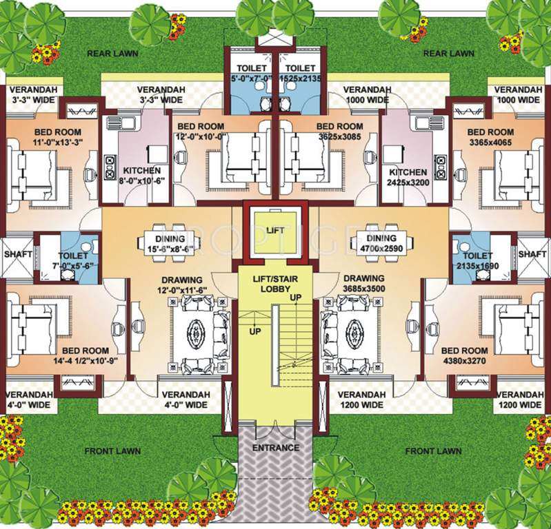 Images for Cluster Plan of Parsvnath Pratibha