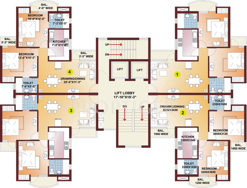 Images for Cluster Plan of Parsvnath Pratibha