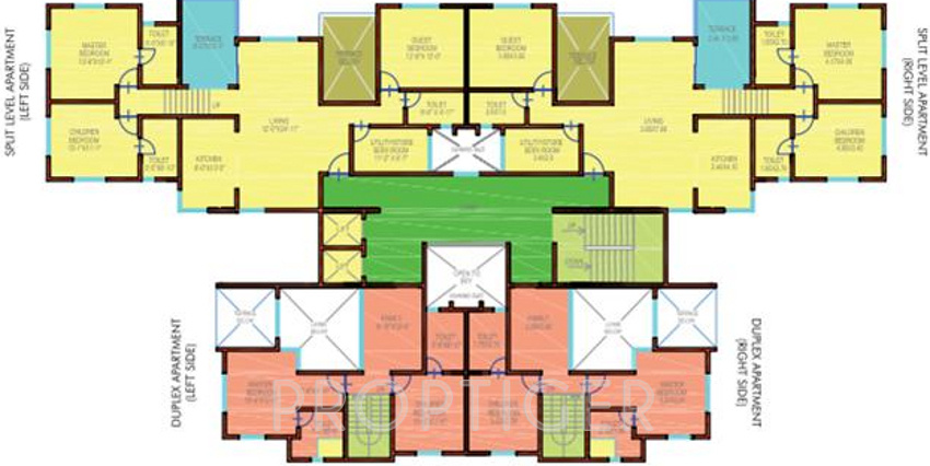  regent park Building A Cluster Plan