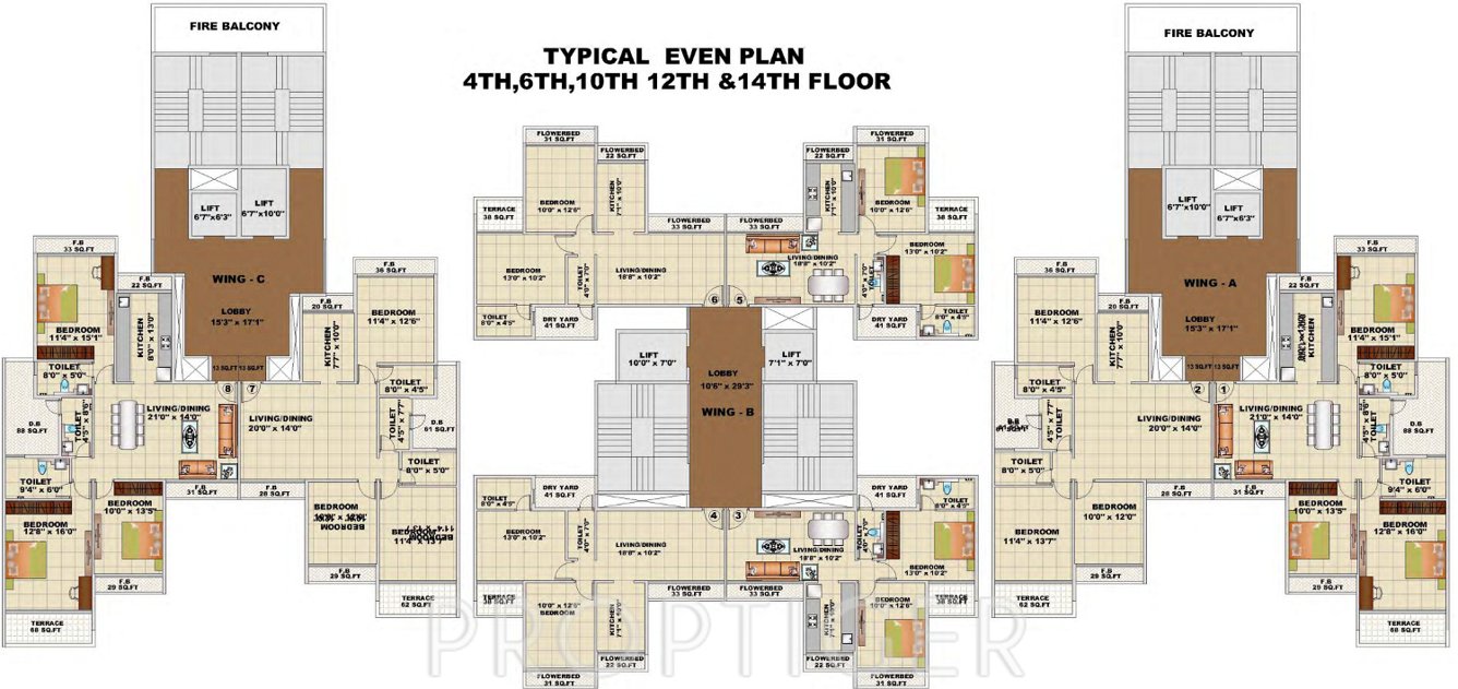 Images for Cluster Plan of Akshar Alvario