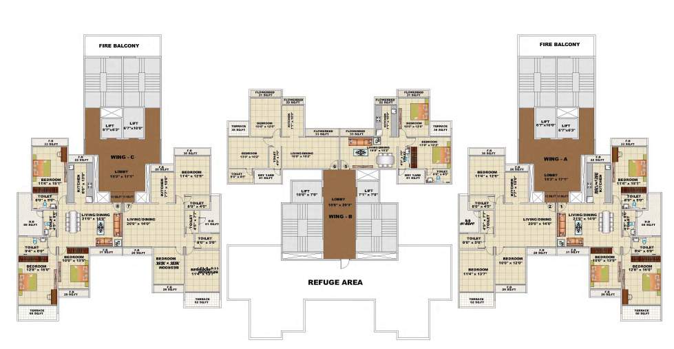 alvario Akshar Alvario Wing A Cluster Plan