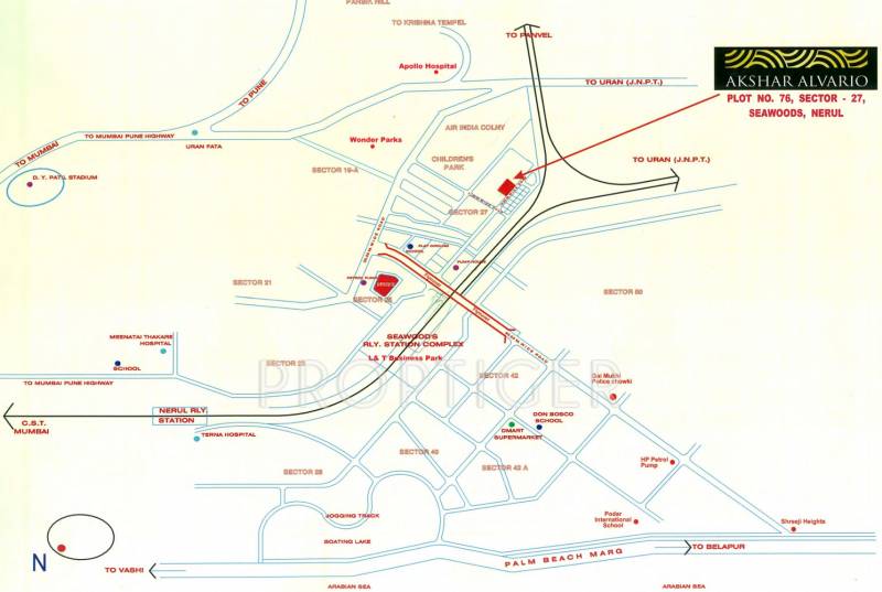  alvario Images for Location Plan of Akshar Alvario