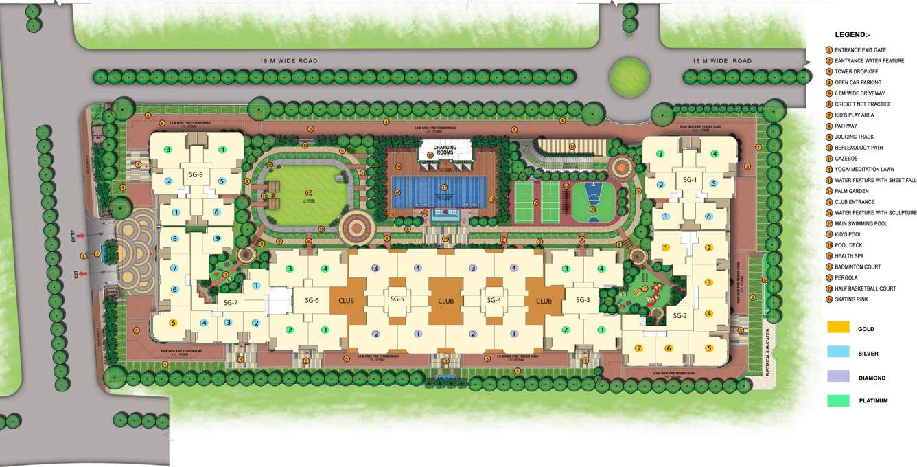 gold avenue Images for Layout Plan of Saya Gold Avenue