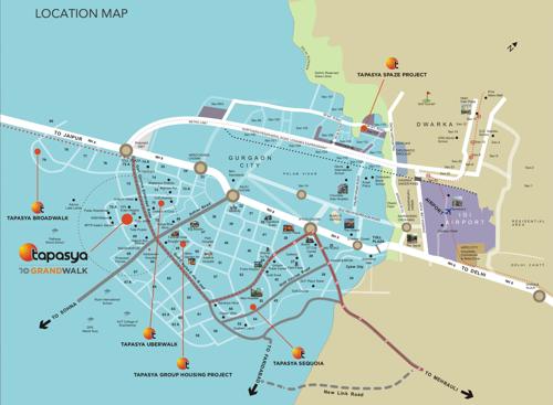 Images for Location Plan of Tapasya 70 Grandwalk Commercial