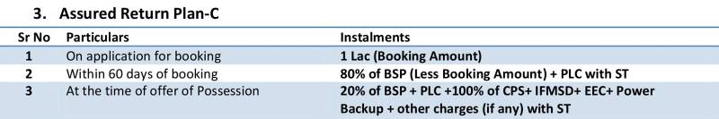 Images for Payment Plan of Tapasya 70 Grandwalk Commercial