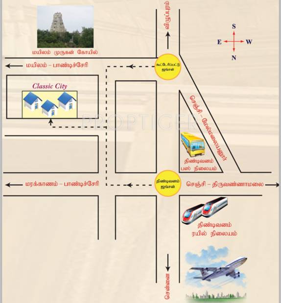periyar-realtors classic-city Location Plan