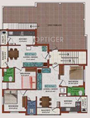 Images for Cluster Plan of Royal Prince Sri Sai Flats