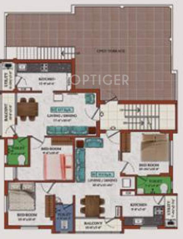 Images for Cluster Plan of Royal Prince Sri Sai Flats