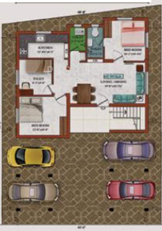 Images for Cluster Plan of Royal Prince Sri Sai Flats