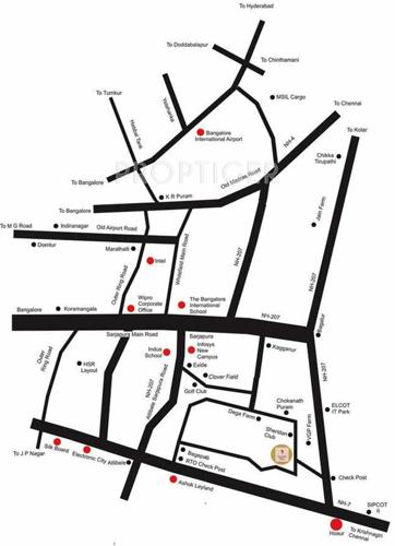 Images for Location Plan of Bizpro Golden Mile Villa