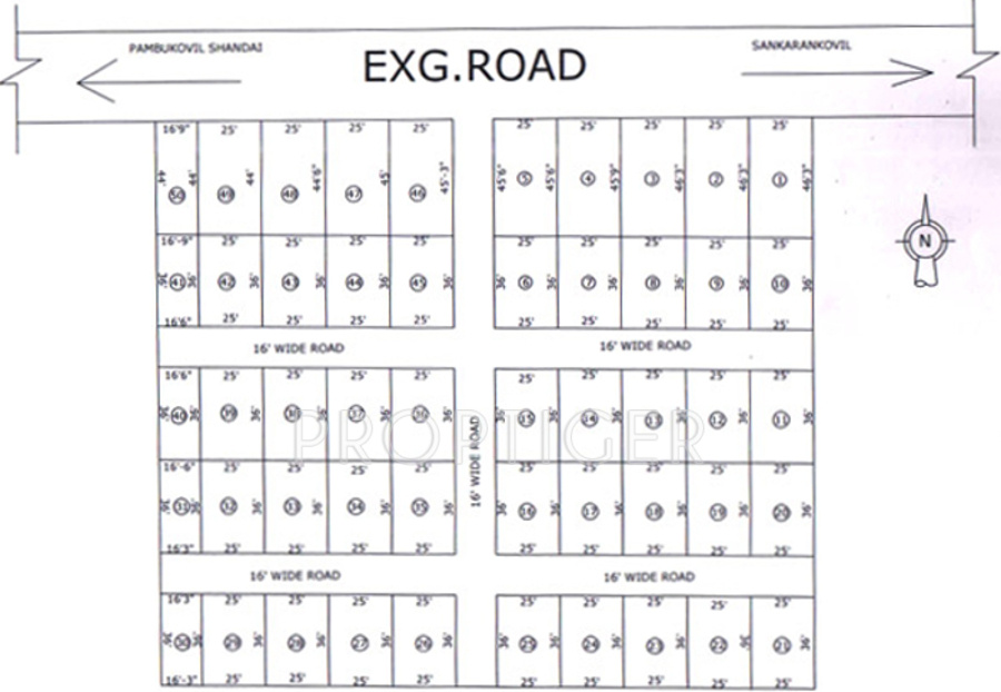 periyar realtors thirumoolar nagar phase ii Layout Plan