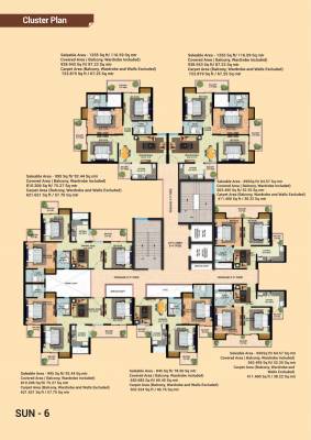  ultimo Sun 6 Cluster Plan for ground Floor