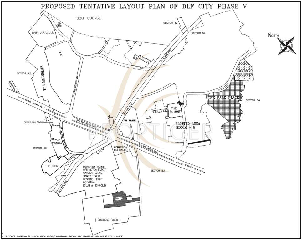 park place Images for Location Plan of DLF Park Place