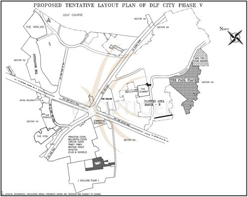Images for Location Plan of DLF Park Place park-place Images for Location Plan of DLF Park Place
