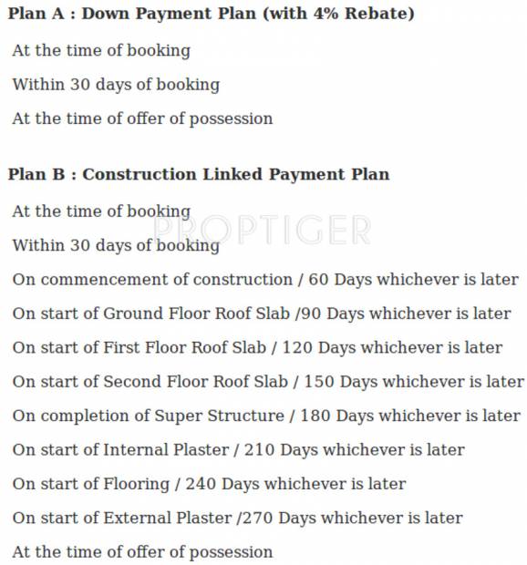Images for Payment Plan of Parsvnath Royale Floors