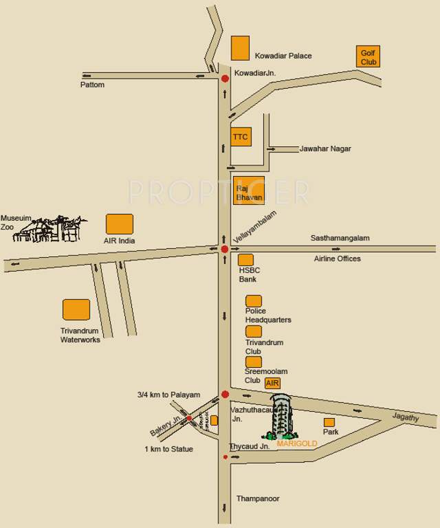 marigold Images for Location Plan of Condor Builders Pvt Ltd Marigold