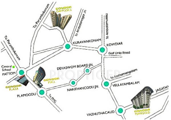 condor-builders-pvt-ltd daffodils Location Plan